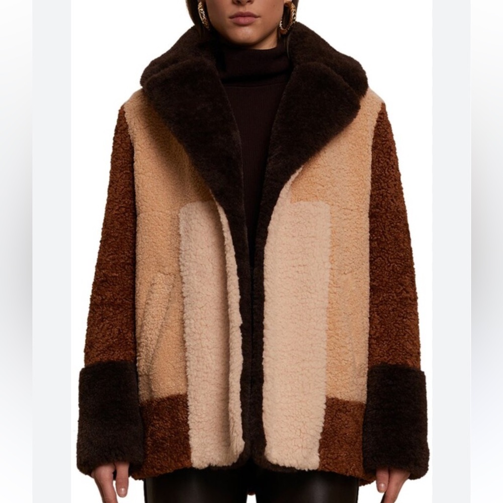 Alc Stefan faux fur coat